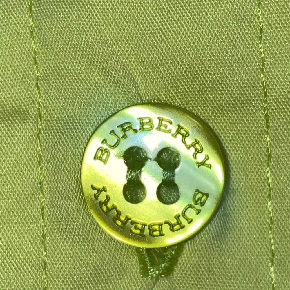 Burberry Lemon Yellow Shirt size 50 - Picture 3 of 12